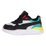 Zapatilla Puma X-ray Speed Ac Niños Td Negro/verde/rojo