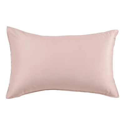 Funda De Almohada Estandar Velvet Soft Pink Vianney Rosa Rosa Claro