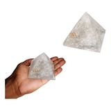 Pirâmide Em Cristal Quartzo Natural Espiritualidade 350g 7cm