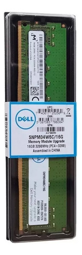 Memória Para Servidor Dell 16gb 3200mhz Snpm04w6c/16g