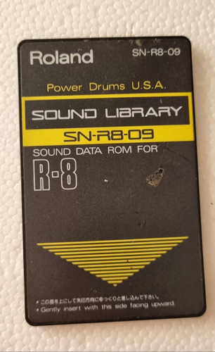Tarjeta  Roland Sn-r8-09 Power Drums Usa Para R8 Y Rmkii