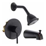 Bestill Wall Mounted Tub And Shower Faucet Set, Included Sho