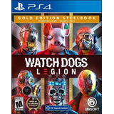 Watch Dogs Legion Steelbook Golden Edition Ps4 Juego Fisico
