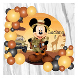 Banner Candy Bar Circular Mickey Safari 70x70cm