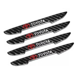 4 Topes De Puertas Exclusivos Fibra De Carbono Toyota.