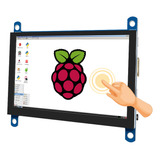 Mini Monitor Tela Lcd De 5 Polos. Touch P/raspberry 800x480