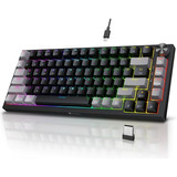 Teclados Para Juegos, Teclado Mecánico De 82 Teclas 26 Rgb R