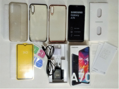 Samsung Galaxy A70 En Caja Desbloqueado 128gb 6gb Accesorios