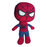 Spiderman Amigurumi Hombre Araña Tejido Crochet. 15cm Alto