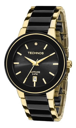 Relógio Technos Feminino Elegance Ceramic Dourado 2115krs/4p
