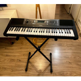 Teclado Yamaha Psr-e 373 Con Cargador, Sillín, Atril Y Funda