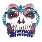 Pegatina Brillo Face Sticker Hallowen Maquillaje Catrina #38