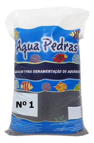 Cascalho Basalto Nº1 Para Aquário 30kg