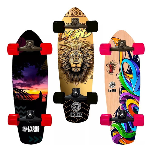 Skate Simulador De Surf Profissional Maori Abec 15