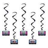 Beistle Cassette Tape Whirls, 3.3'',, Multicolor