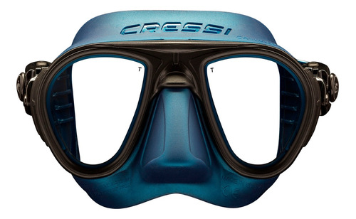 Mascara De Buceo Calibro Anti Empañante Cressi Azul