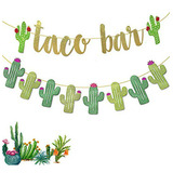 Banner Cactus Fiesta, Compatible Con Fiesta Mexicana, Cinco 