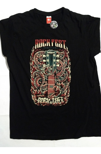 Rock Fest Barcelona Espanha 2022 Camiseta Oficial M