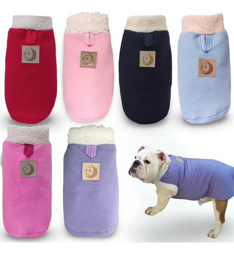 Roupa Soft Pet Para Cães Gatos Cachorros Porte Médio Inverno