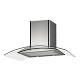 Campana Extractora De Cocina De Pared Marca Cata Mod. Gamma Vl3 70 Acero Inoxidable Y Cristal Templado Curvo Ancho 70cm Alta Extracción 1,200 M3/hr 3 Velocidades Timer De Apagado 15 Min