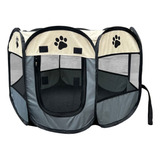 Sleeping Nest Playpen Para Perros, Tela Oxford, Malla Para M