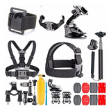 Kit 20 Accesorios Gopro Baston Pechera Vincha Sopapa Go Pro