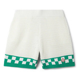 Casablanca Shorts Crochet Tennis Verde