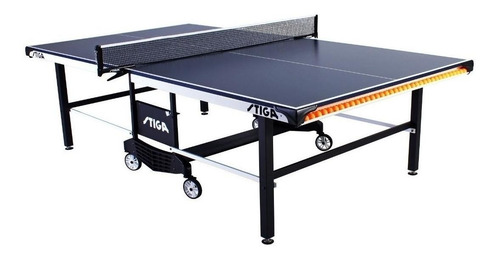 Mesa De Ping Pong Stiga Sts 385 Fabricada En Aglomerado Color Azul