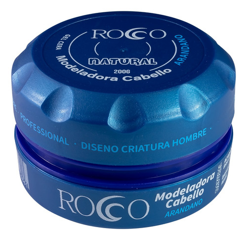 Cera De Peinar Rocco Azul - Fijación Fuerte 200ml