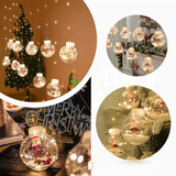 Luces De Navidad Decorativas En Forma De Bola Navideña 