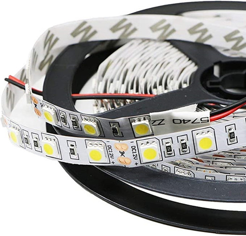 Tira Led Frió Calido 5050 5mts 300 Leds Potente 14.4w Color