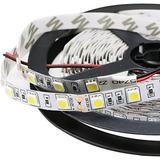 Tira Led Frió Calido 5050 5mts 300 Leds Potente 14.4w Color