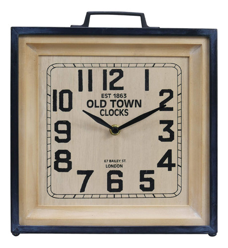 Nikky Home Reloj De Mesa De Centro Histórico De 12 Pulgadas,