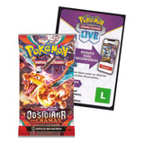 100 Código Digital Pokémon Tcg Live Obsidiana Em Chamas