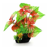 Planta Acuario Artificial Magenta, Decoración Acuario, Pack