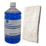 Bio Fluido P/ Lareira Ecológica + Absorvente Cerâmico 30x15