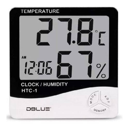 Reloj Digital Dblue Termohigrometro Humedad / Tecnocenter