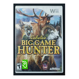 Cabela's Big Game Hunter Juego Original Nintendo Wii 