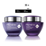 Kit C/2 Renew Platinum Avon Creme Dia E Noite 55 Anos