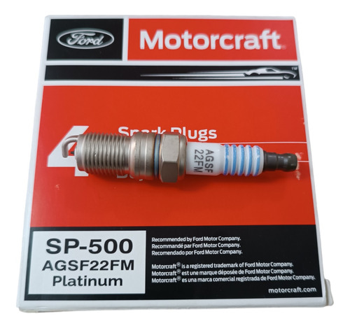 Bujias Platino Motorcraft Escape Fusion 3.0 Explorer 4.0 Foto 2