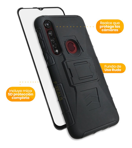 Funda Compatible Con Huawei Rudo Clip  Protector + Mica 5d