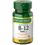 Vitamina B12 5000 Mcg Salud Energetica,40 Ud. Natures Bounty