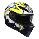 Casco Para Moto Agv 21030102my00 Talla L Color Negro