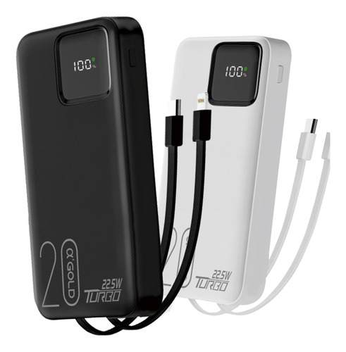 Power Bank Carregador Portátil Turbo 20.000mah Com Anatel