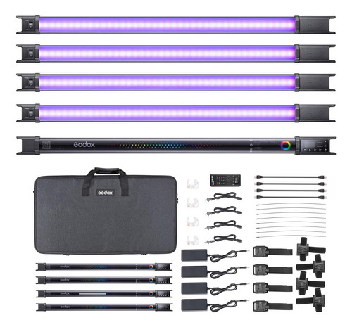 Kit Lampara Led Para Video En Barra Rgb Godox Tl-60 K4