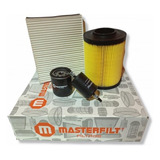 Kit 4 Filtros Ford Focus 3 Motor 1.6/2.0 Masterfilt 