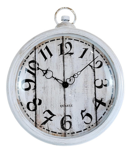 Reloj De Pared Vintage Grande, Reloj De Bolsillo Antiguo Est