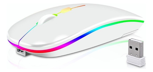 Mouse Inalámbrico Recargable Ultra Delgado 2.4 Wireless