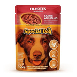 C/6 Unid. Sache Special Dog (filhotes) 100g - Carne Ao Molho