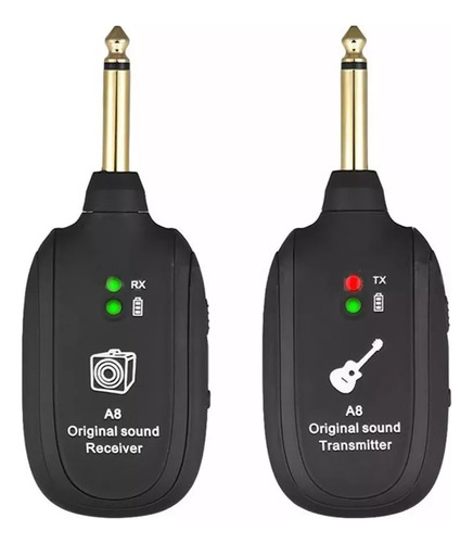 Transmisor Y Receptor De Guitarra Inalámbricos Plug And P